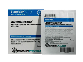 androderm testosterone patch side effects