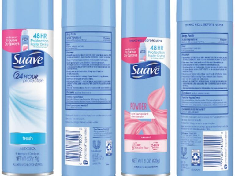 Unilever Recalls 2 Suave Deodorants Due to Levels of CancerCausing