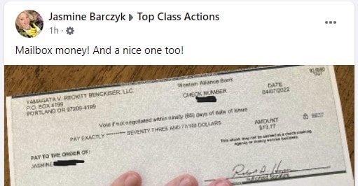Move Free Facebook settlements paying out