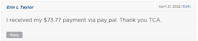 Move Free Site settlements paying out