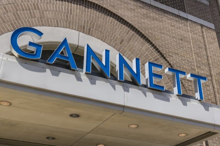 Gannett Company Indy Star Headquarters. Gannett Company owns over 100 daily newspapers