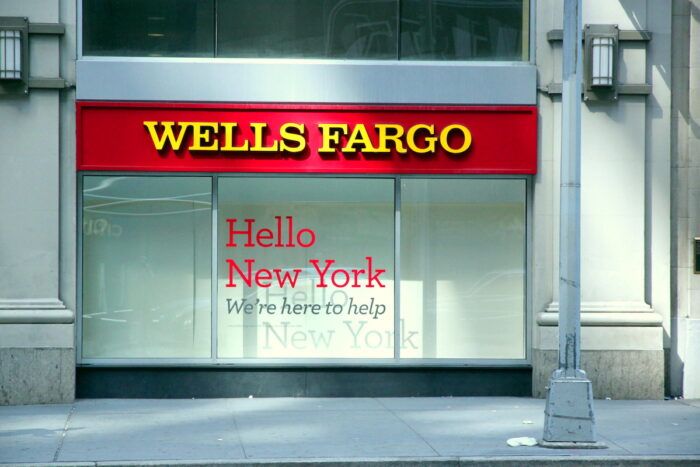 A Wells Fargo branch on July 17, 2011 in New York.
