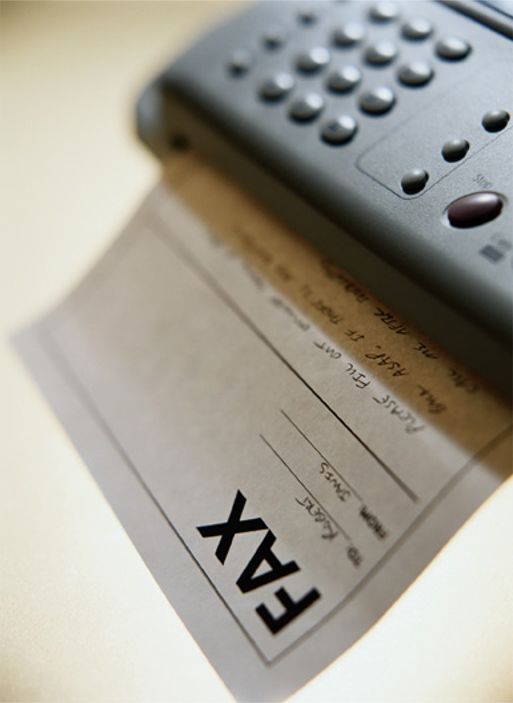 Fax advertisement