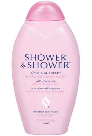 Shower to Shower body powder
