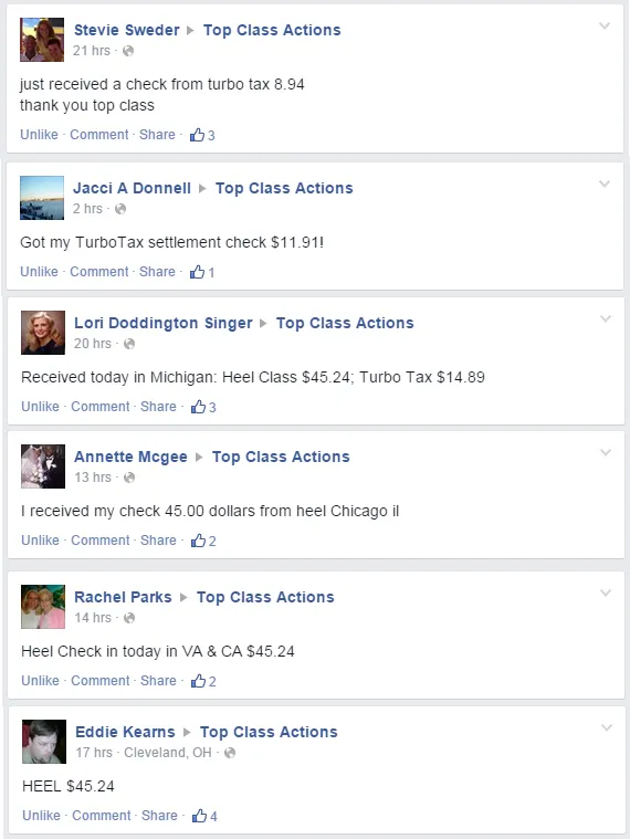 class action settlements