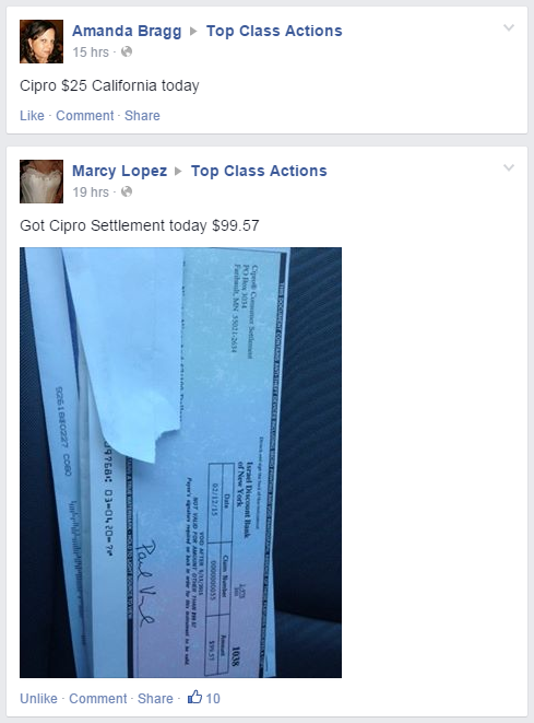 Cipro FB Posts