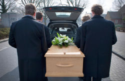 funeral coffin