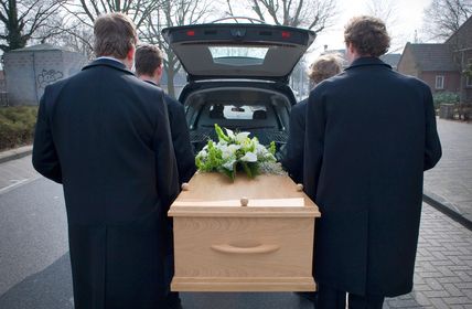funeral coffin