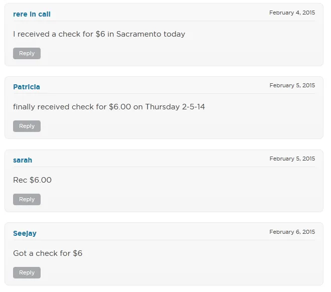 Packaged Ice settlement checks
