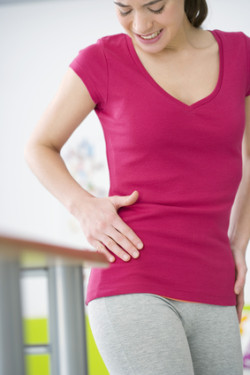 woman with pelvic pain