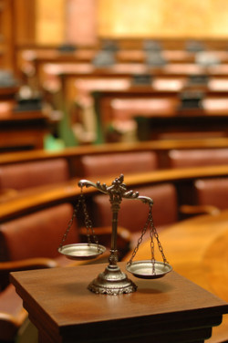 Scales of Justice Courtroom