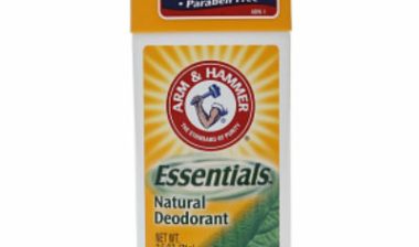 Arm and Hammer Natural deodorant bottle