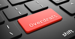 Overdraft fee button