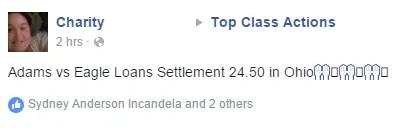 Facebook Page Eagle Loan