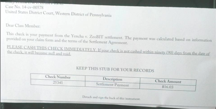 MacKeeper settlement check image