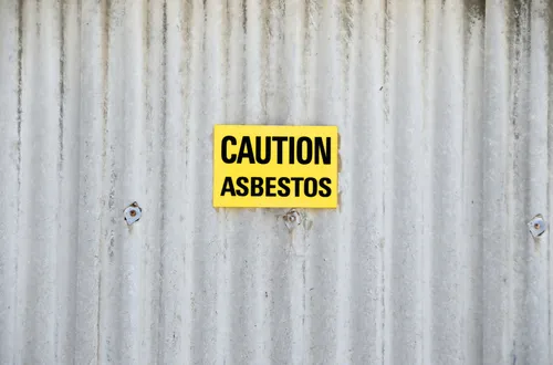 asbestos dumpster in neighborhood