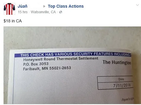 Honeywell thermostat FB 7-15-16