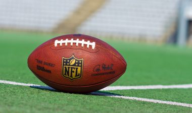 NFL football on field ready for New Orleans Saints game to start