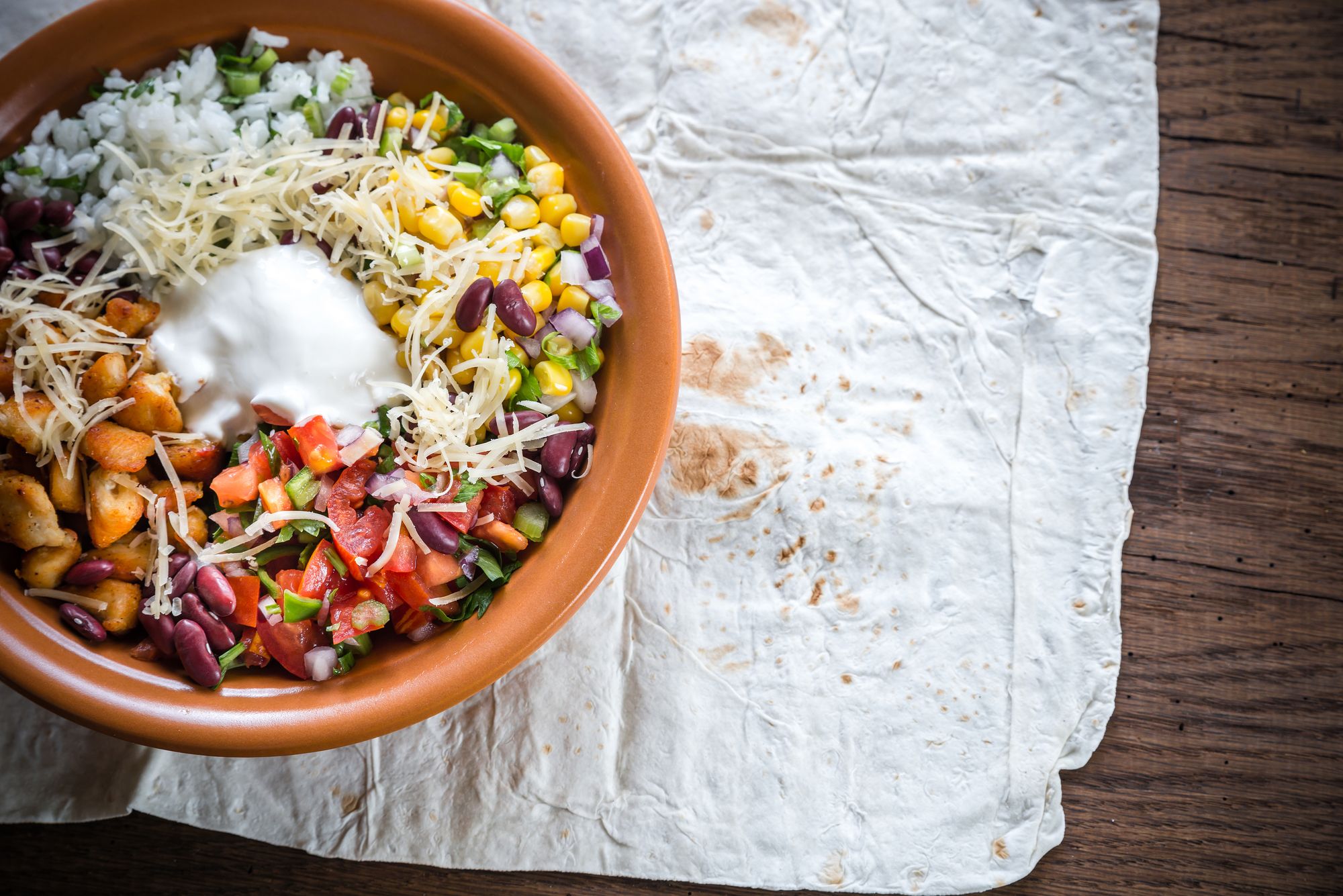 Chicken burrito bowl
