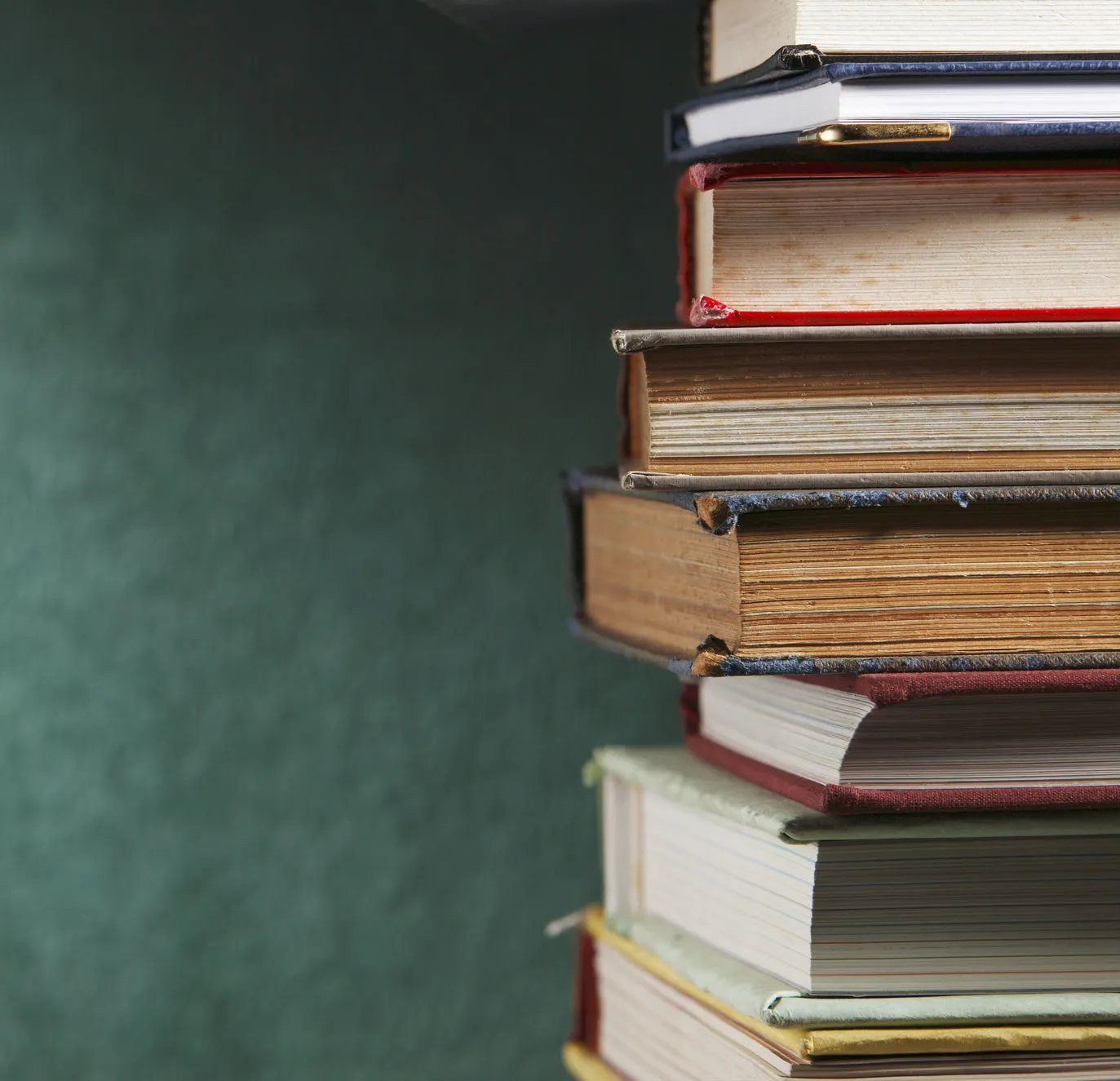 education-school-stacked-books