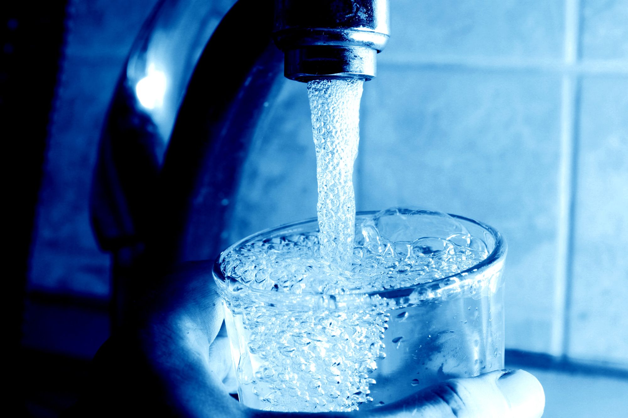 take water in glass from water wet