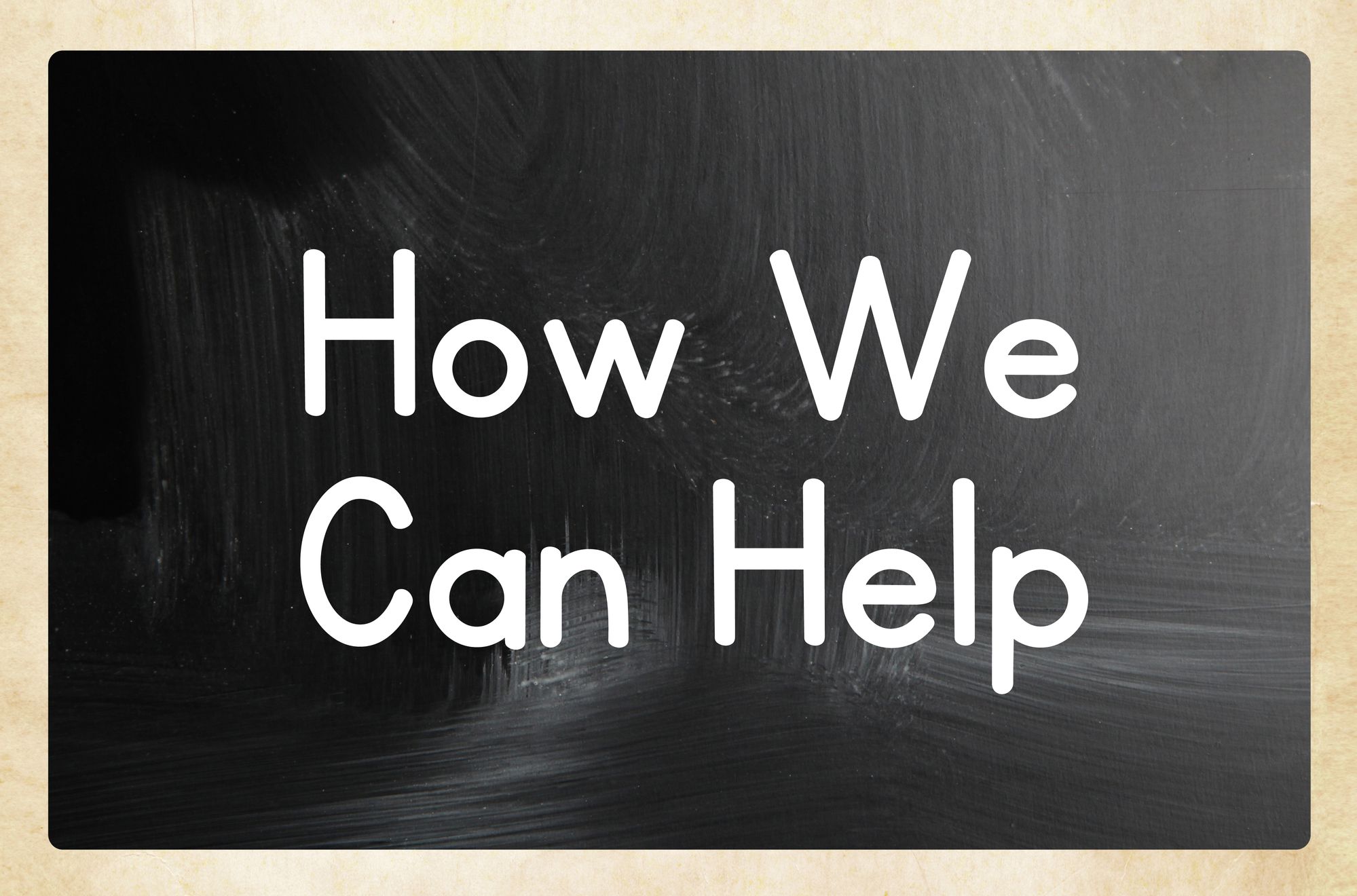 How we can help