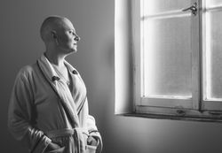 bald woman after chemo