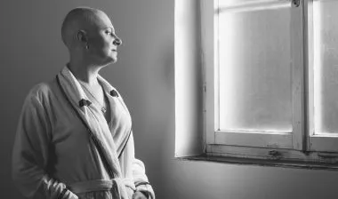 bald woman after chemo