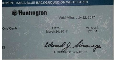 Rexall FB check 3-27-17