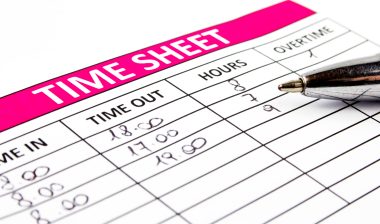 Filling Time Sheet with hours