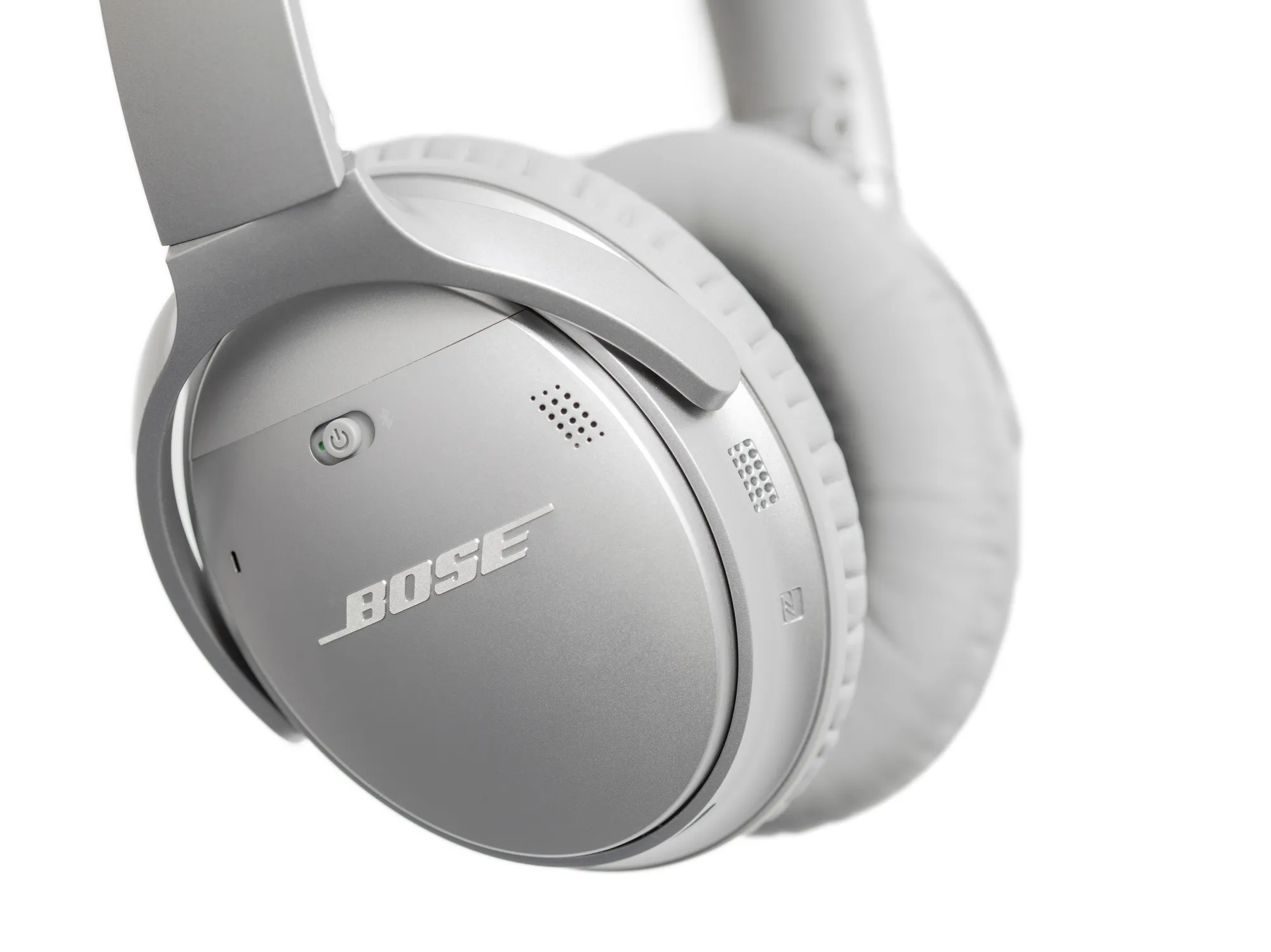 RIGA, LATVIA - January 10, 2017: Bose QuietComfort 35 wireless headphones isolated on white.