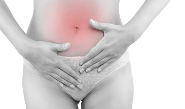woman with cramps
