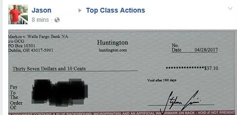 Markos v Wells Fargo check 2 5-1-17