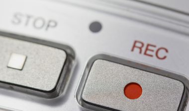 Recording on a digital voice recorder