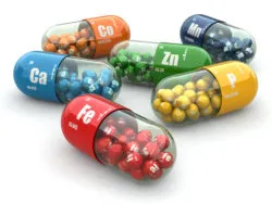 Dietary supplements. Variety pills. Vitamin capsules. 3d