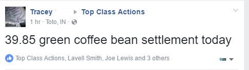 FTC Green Coffee FB 6-2-17