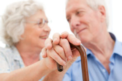 older couple DePuy ASR hip settlement revision surgery