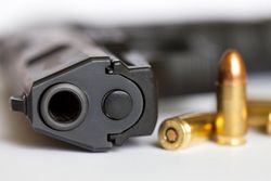 9mm pistol and cartridges