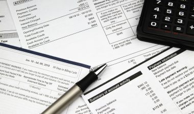bank statement, bills
