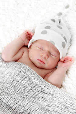 birth injury newborn baby sleeping