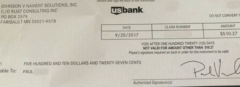 Navient Check 9-25-17