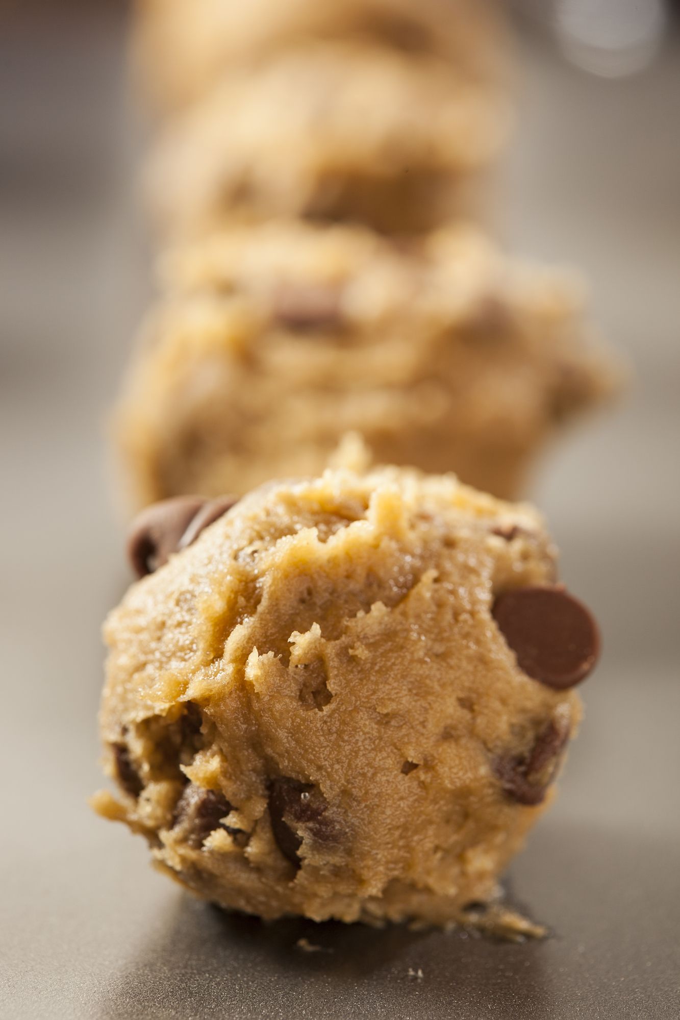 Homemade Chocolate Chip Cookie Dough Ready to Bake