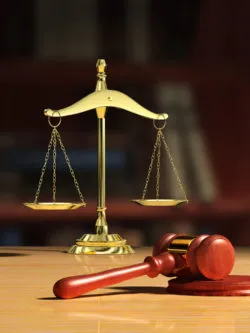 pelvic mesh trial scales gavel