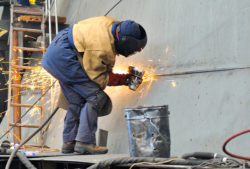 asbestos lung cancer shipyard
