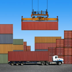 XPO truck drivers Freight Containers