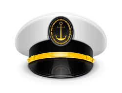 navy captain hat