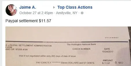 PayPal account hold settlement