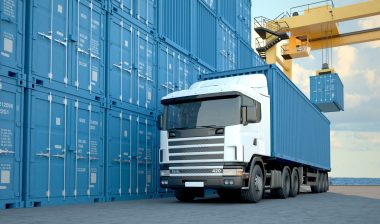 XPO truck drivers cargo containers