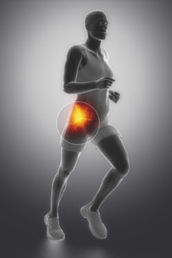 Focused on hip joint