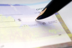 Writing a check